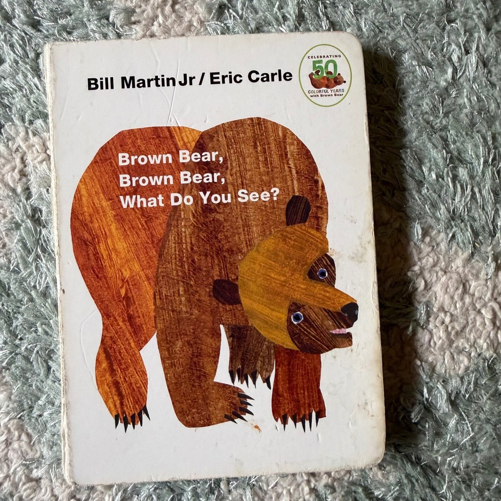 Brown Bear, Brown Bear, What Do You See? Bill Martin Jr Eric Carle Board Book